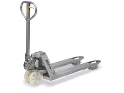 Palletwagen Rvs 2.5t Zwenk-/vorkwielen Nylon Dubbel Vorklengte 1150mm