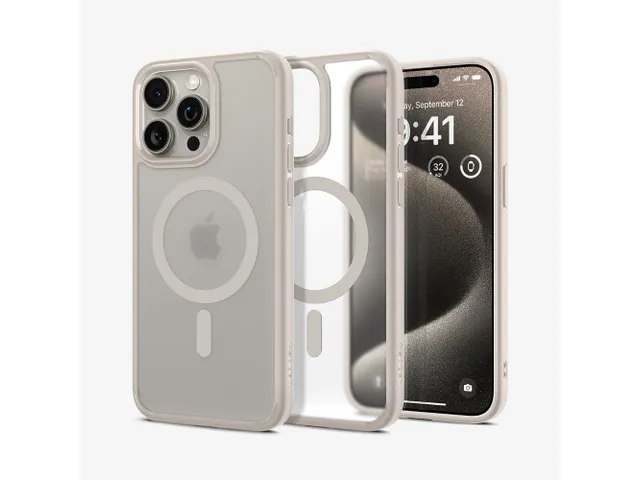Spigen Ultra Hybrid MagFit Hoes Titanium