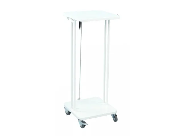 Verrijdbare Afvalzakhouder Saekko Boy met deksel 60 Liter Wit