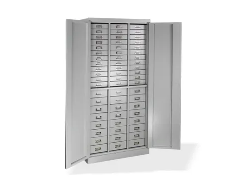 ladekast HxBxD 1790x800x410mm 60laden cilinderslot RAL7035