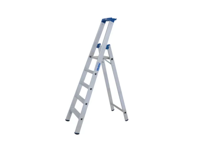 Ladder Aluminium Bordes H 1 25M 5Treden Incl. Bordes