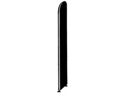 Zijpaneel H 1900Mm Dikte 20Mm V. Basisveld Z. Achterwand Wit
