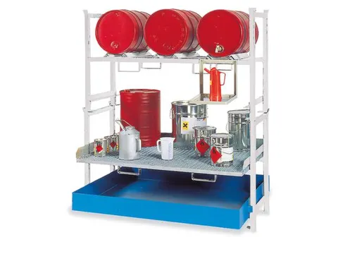 Complete Aanbieding Stapelframes 3X200L Roosterlegbord