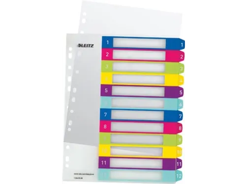 WOW printbare index, 12 tabs