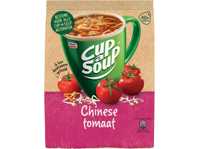 Cup-a-Soup vending chinese tomaat 140 ml zak 40 porties