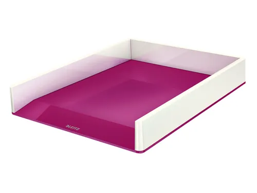 Brievenbak Leitz WOW wit/roze C4 A4+