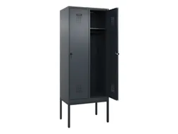 locker,HxBxD 2120x800x500mm,2vak,vak B 400mm,draaigrendel