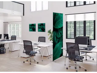 Wanddecoratie Textiel Set 40x40cm Botanische Bladeren Groen - 5