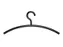 Kledinghanger MAUL acryl 460X190mm zwart 5 stuks