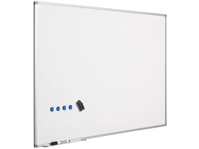 Whitebord 60x90cm Gelakt Staal Met Starterkit