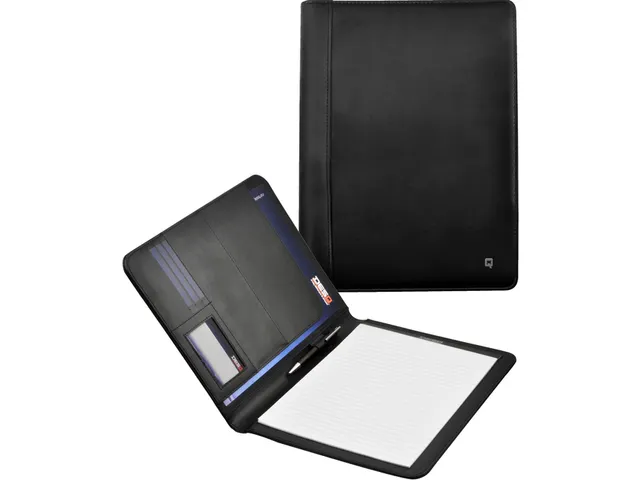 DESQ 3682 A4 Conferentiemap inclusief Schrijfblok Zwart