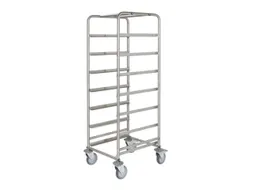 verzamelwagen,draagverm. 150kg,7etage(s),open,laadvl. LxB 510x410mm