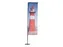 ECO Print Square voor Beach Flag Alu 460cm, 84x372cm