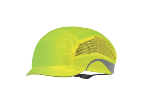 JSP Aerolite stootpet met microklep, fluo geel, per stuk