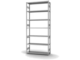 systeemstelling,grondveld,HxBxD 3000x1360x435mm,vakl. 315kg - 2
