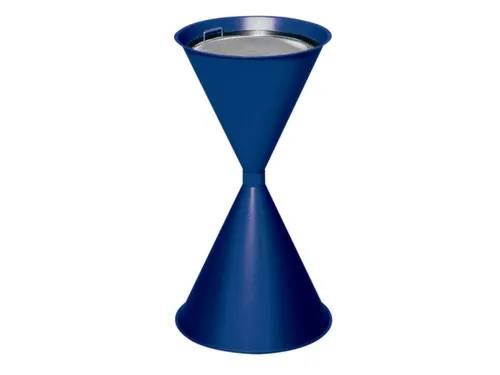 Zandasbak Staalplaat 730x400mm Ronde Trechter Verzinkt Ral5010