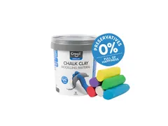 Stoepkrijtklei Creall 6 stuks 6 kleuren à 125 gram