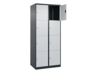lockerkast,HxBxD 1850x800x500mm,2x4vakken,vak B 400mm,cil.-slot - 1