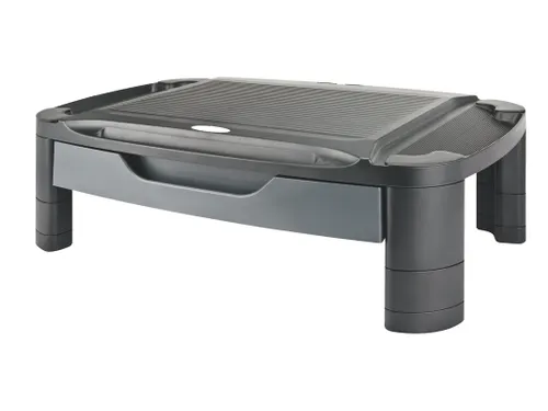 Monitorverhoger Tablet Houder 3 Hoogte Standen Opberglade Xlarge Zwart