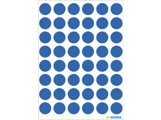 HERMA 1853 Multipurpose etiketten Rond 13mm Donkerblauw 240 stuks - 5