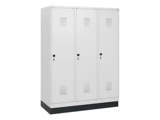 schoollocker,HxBxD 1630x1200x500mm,3vak,vak B 400mm,draaigrendel - 2