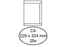 Envelop Hermes Akte C4 229x324mm Wit Gegomd pak à 25 stuks