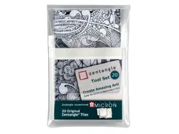 Sakura Zentangle Tiles 20 Delig Wit