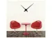 Wandklok NeXtime dia. 70cm zwart 'Hands'
