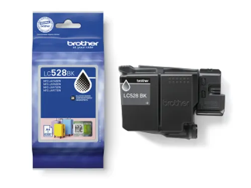 Inktcartridge Brother LC-528BK zwart 6.000 pagina's