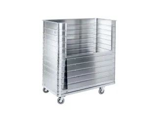 aluminium bakwagen,laadvl. LxB 900x500mm,350l,HxLxB 980x950x550mm - 1