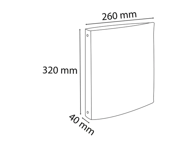 Classeur 2an 30mm A4 AutentiK coul.as