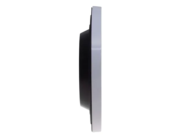 Wandklok MAUL Step RC Ø30x5cm kunststof wit/wit