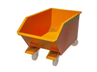Kiepbak voor spaanders,HxLxB 580x1440x680mm,0,3m³,draagverm. 750kg - 3
