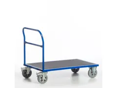 Platformwagen 1000kg Laadvlak Lxb 1000x700mm 1 Duwbeugel Ral 5010