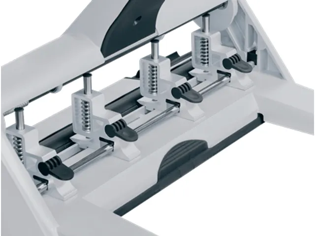 Leitz 5114 AKTO variabele multi perforator 4-gaats 30vel zilver