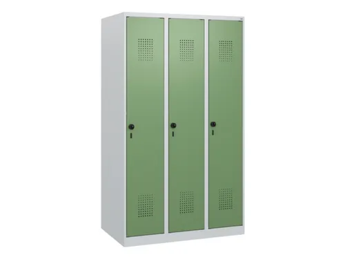 schoollocker,HxBxD 1530x900x500mm,3vak,vak B 300mm,draaigrendel