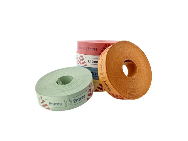 Entreebewijs Combicraft nummering 1-1000 blauw 1000 stuks