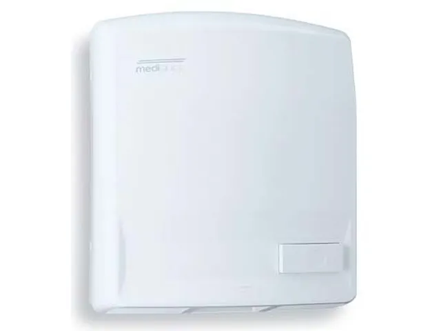 Handendroger Kunststof Wit Drukknop