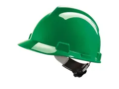 MSA V-Gard GV142 veiligheidshelm, HDPE, niet geventileerd, groen, per