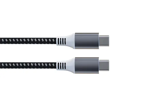 USB-Kabel - USB 2.0 C Naar C 60W, 480MBPS, Magnetisch, Vernikkeld, KAT