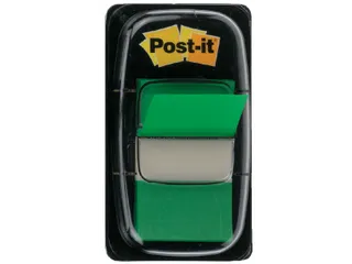 Indextabs 3M Post-it 680 25.4x43.2mm groen - 1
