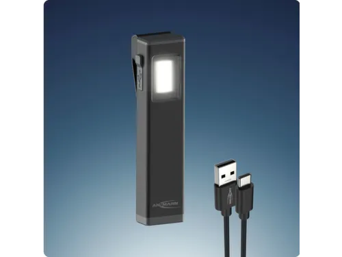 mini-werklamp,behuizing alu/ABS,1 COB-led,100-500lumen,magneten