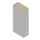 kantoorstelling 2000x900x450mm 5 OH 4xhouten vloer aluminium eiken