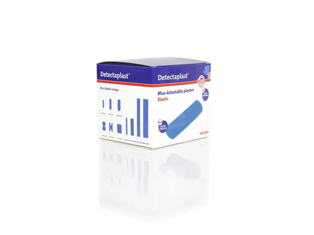 Detectaplast pleister elastisch X-Ray blauw 25x72mm 100 Stuks