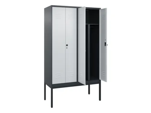 PBM-locker,HxBxD 2120x1200x500mm,4vak,vak B 300mm,draaigrendel