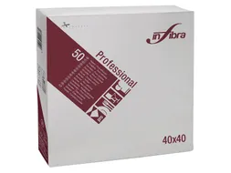 Servet I-0262 Wit 1/4 Vouw Infibra 40x40cm 2-laags 2400 Stuks