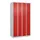 dubbeldekse locker,HxBxD 1850x1000x500mm,4x2vak.,vak B 250mm,cil.-slot