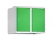 opzetkast,v. locker,2vak.,vak B 300mm,HxBxD 500x600x500mm,cilinderslot