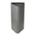 afvalbak,60l,HxBxD 800x380x380mm,romp staal grijs,gesloten