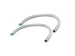 Kit met 3ft (0,9144m) rvs slang, 1 inch MPT naar 1 inch FPT verbinding